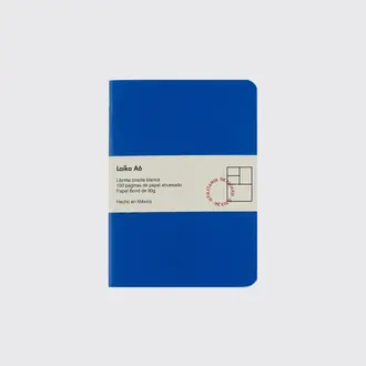 Utilitario Mexicano Utilitario Mexicano - A6 Notebook - Blue Utilitario Mexicano Utilitario Mexicano - A6 Notebook - Blue