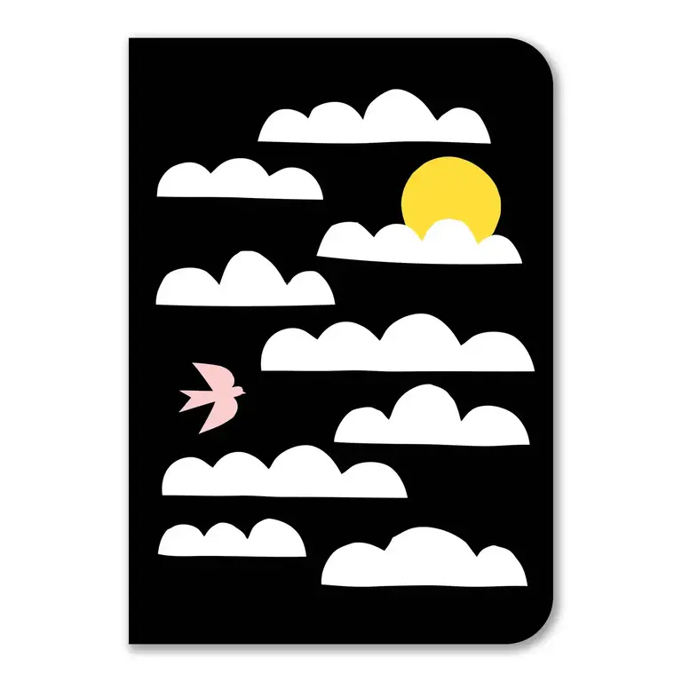 Badger & Burke Badger & Burke Clouds Lined Notebook