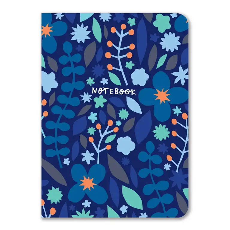 Badger & Burke Badger & Burke Blue Meadow Lined Notebook