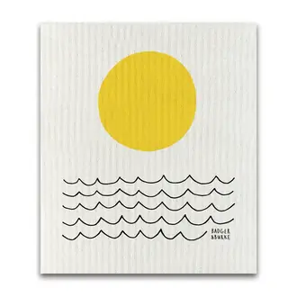 Badger & Burke Badger & Burke Swedish Sponge - Sun And Waves