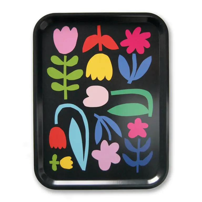 Badger & Burke Badger & Burke Flower Garden Birch Tray 13"x17"
