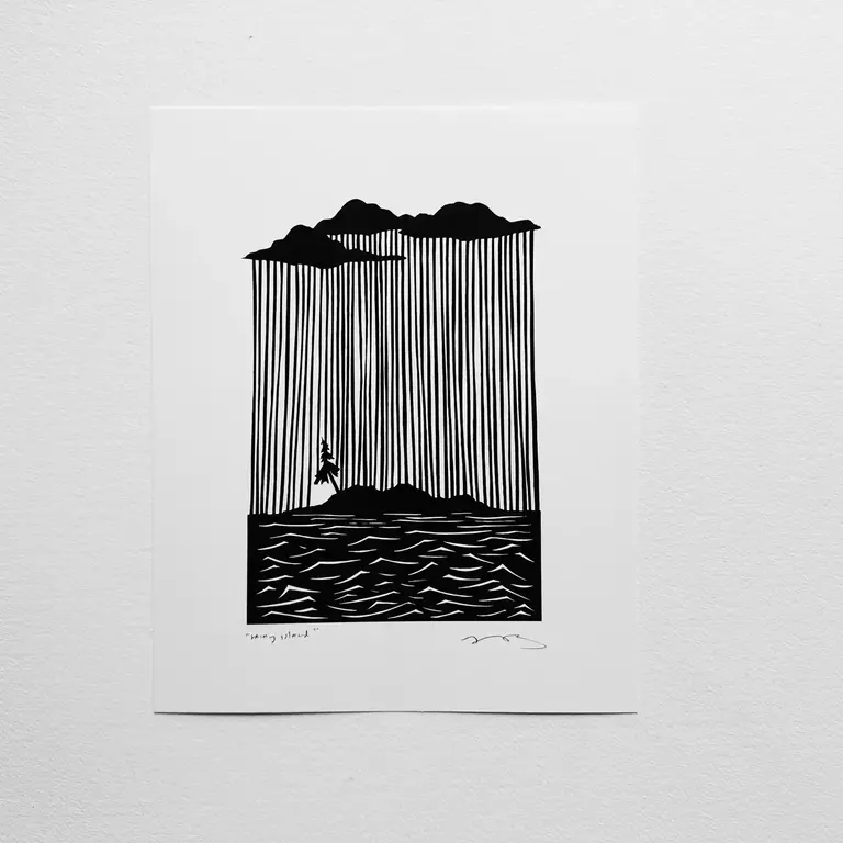 Anna Brones Anna Brones - Rainy Island 8x10 Signed Print