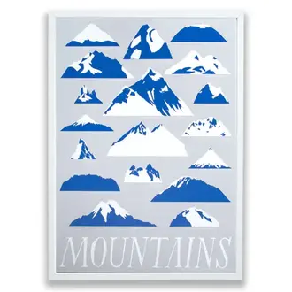 Banquet Workshop Banquet Workshop - Mountains Print (Unframed)