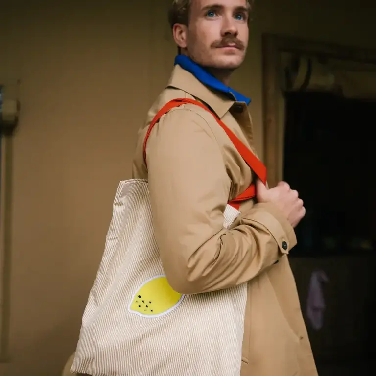 RGR RGR Meadow Stripe Tote - Camp Yellow