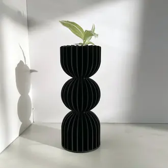 Sonnihaus Sonnihaus Bauhaus Vase - Black Sonnihaus Sonnihaus Bauhaus Vase - Black