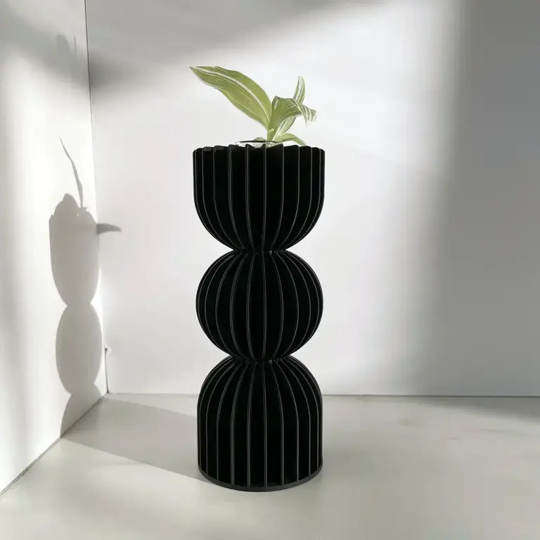 Sonnihaus Sonnihaus Bauhaus Vase - Black