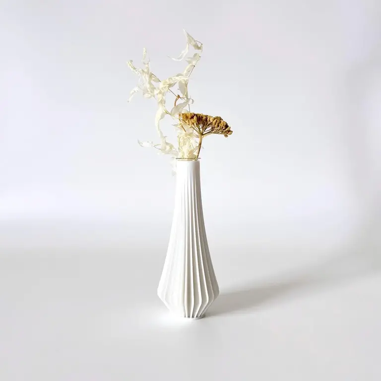 Sonnihaus Sonnihaus Kanji Bud Vase - White
