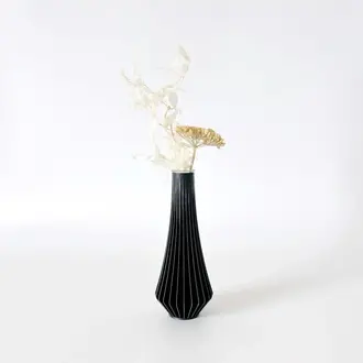 Sonnihaus Sonnihaus Kanji Bud Vase - Black Sonnihaus Sonnihaus Kanji Bud Vase - Black