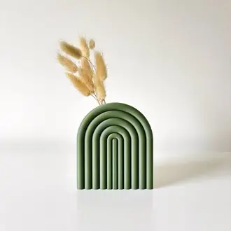 Sonnihaus Sonnihaus Arc Vase - Matcha Green Sonnihaus Sonnihaus Arc Vase - Matcha Green
