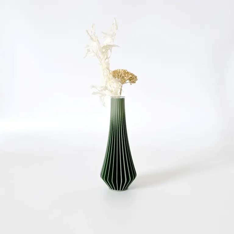 Sonnihaus Sonnihaus Kanji Bud Vase - Matcha Green