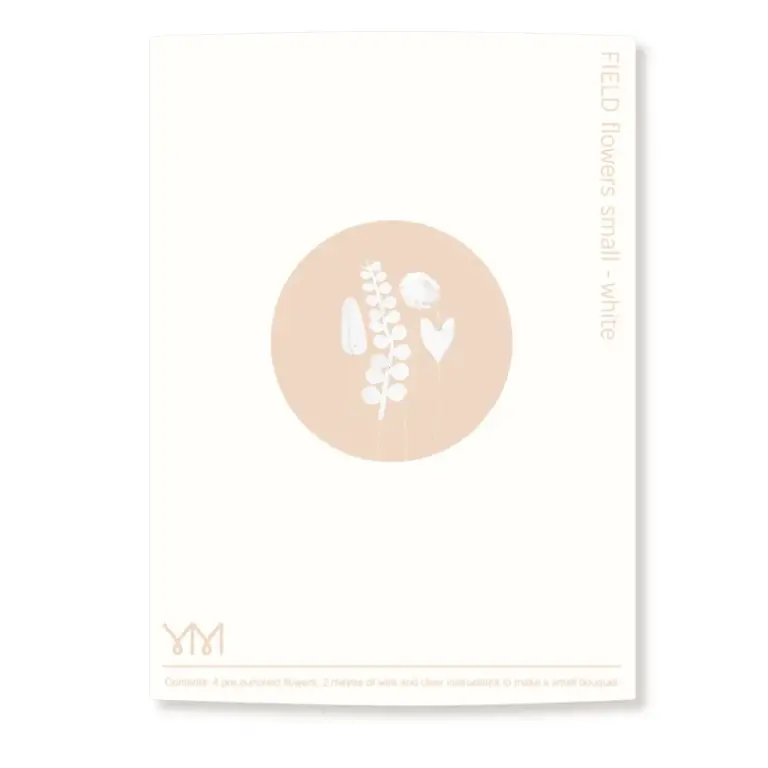 Jurianne Matter Jurianne Matter Paper Field Flowers Kit - Small White