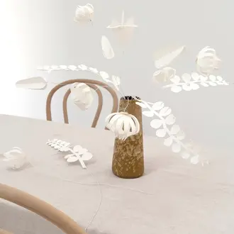 Jurianne Matter Jurianne Matter Paper Field Flowers Kit - Large White