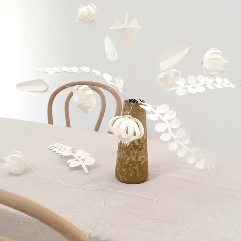 Jurianne Matter Jurianne Matter Paper Field Flowers Kit - Large White