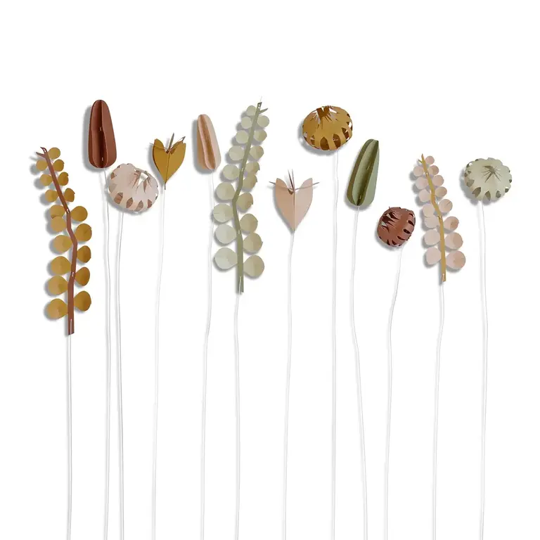 Jurianne Matter Jurianne Matter Paper Field Flowers Kit - Large Neutrals