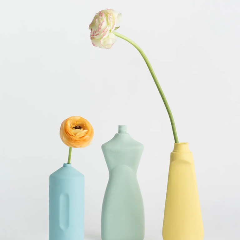 Foekje Fleur Foekje Fleur Porcelain Bottle Vase #8 Mint