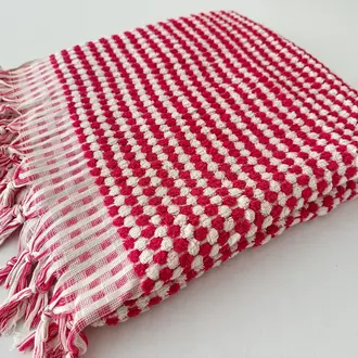 Yurtlus Organic Turkish Cotton Bath Towel - Red