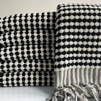 Yurtlus Organic Turkish Cotton Hand Towel - Black