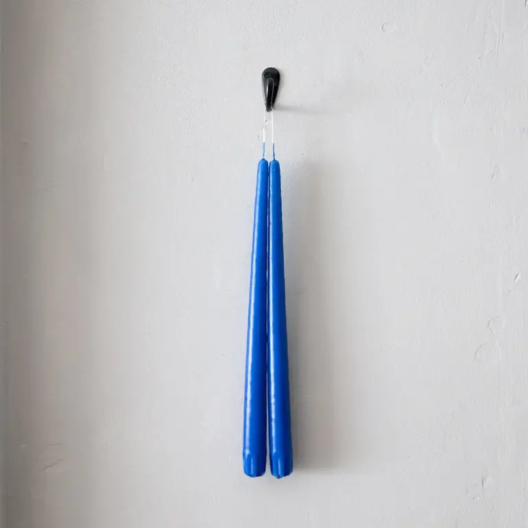 Socco Socco Dripless Taper Candle Pair - Deep Blue