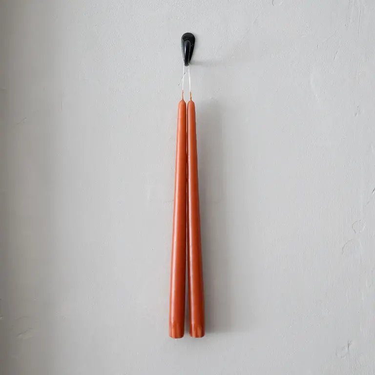 Socco Socco Dripless Taper Candle Pair - Terracotta