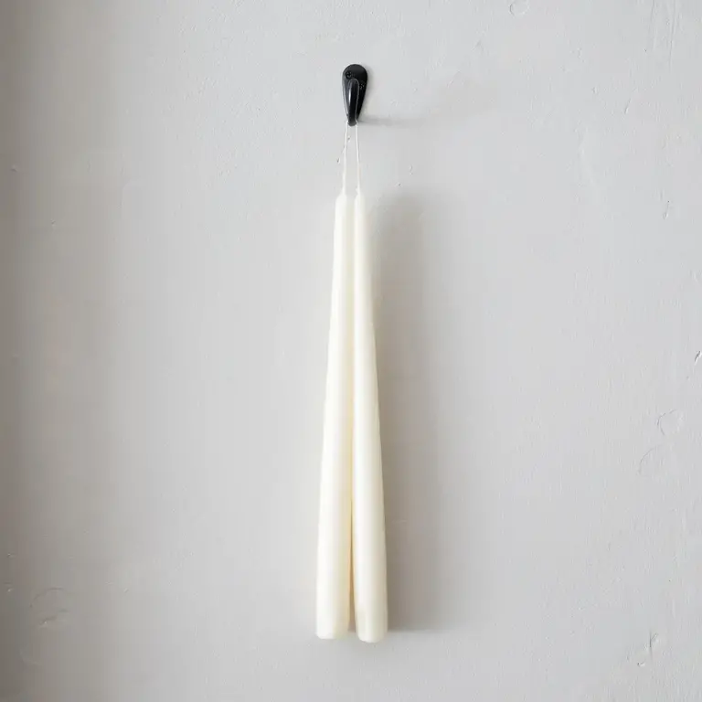 Socco Socco Dripless Taper Candle Pair - Ivory