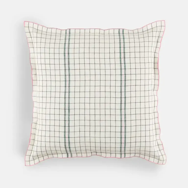 Live Linen Live Linen Harmony Throw Cushion 20x20 - Green