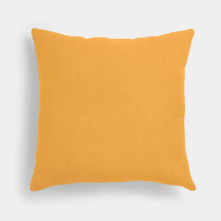Live Linen Live Linen Harmony Throw Cushion 18x18 - Golden Yellow