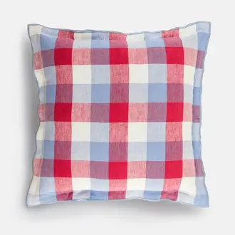 Live Linen Live Linen Lane Throw Cushion Red Live Linen Live Linen Lane Throw Cushion Red
