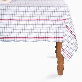 Live Linen Live Linen Harmony Tablecloth - Red 250 x 140 cm