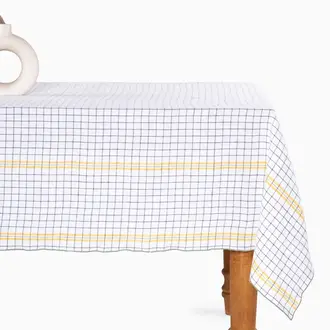 Live Linen Live Linen Harmony Tablecloth - Yellow 250 x 140 cm