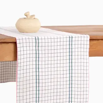 Live Linen Live Linen Harmony Table Runner - Green