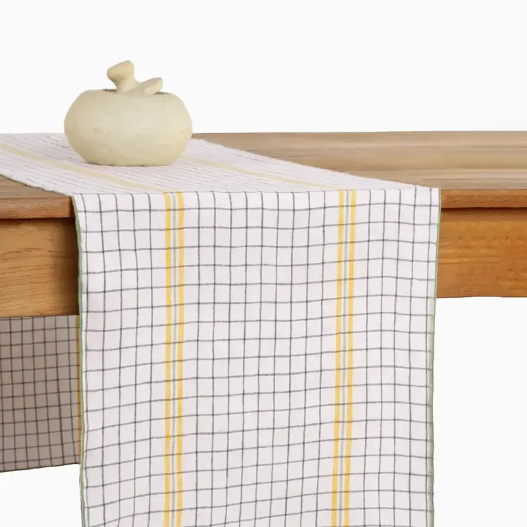 Live Linen Live Linen Harmony Table Runner - Yellow