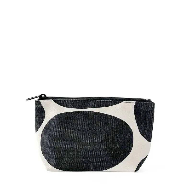 See Design Donna Gorman Travel Pouch Small - Globe Black