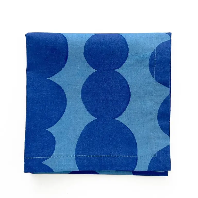 See Design Donna Gorman Cocktail Napkin S/4 - Blue