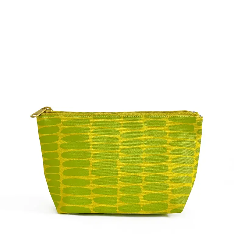 See Design Donna Gorman Travel Pouch Small - Wall Citron