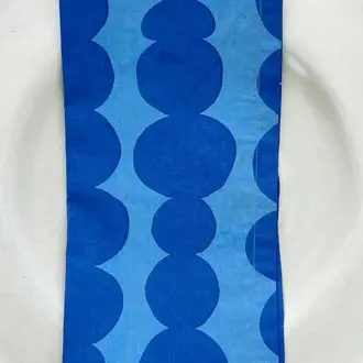 See Design Donna Gorman Cotton Napkins S/4 - Totem Blue See Design Donna Gorman Cotton Napkins S/4 - Totem Blue