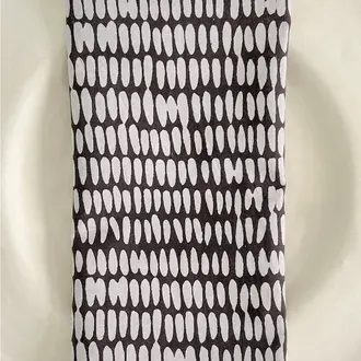 See Design Donna Gorman Cotton Napkins S/4 - Seeds Black/Grey See Design Donna Gorman Cotton Napkins S/4 - Seeds Black/Grey