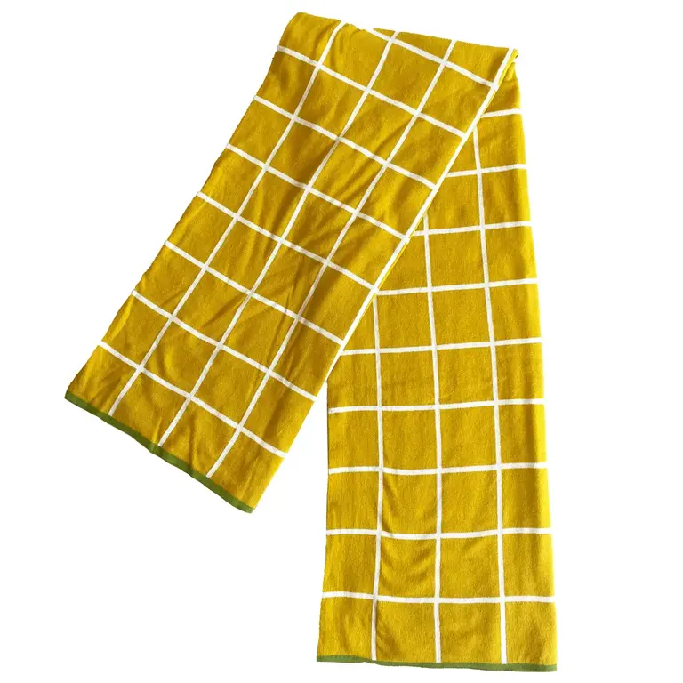 Funky Doris FD - Todden Knit Blanket - Yellow
