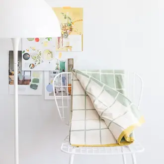 Funky Doris FD - Todden Knit Blanket - Green