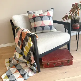 Funky Doris FD - Olivia Cotton Knit Blanket - Peach