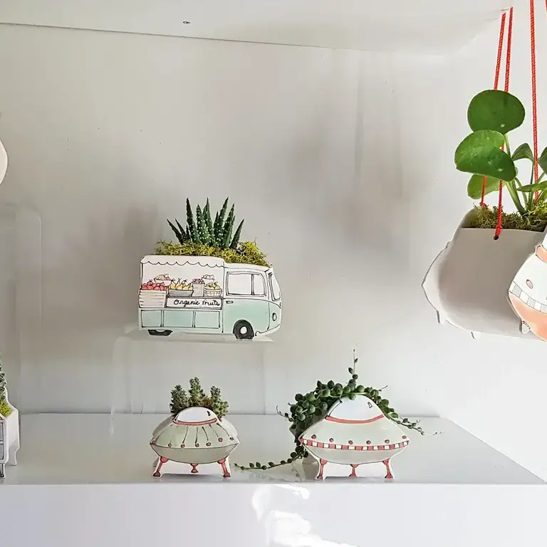 Julie Richard Julie Richard Hanging Planter - UFO Large