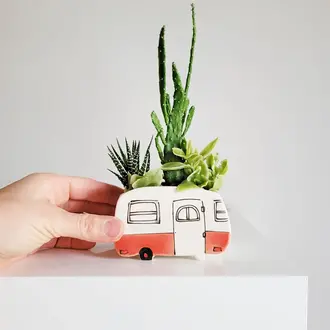 Julie Richard Julie Richard Orange Boler Planter - Small