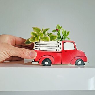 Julie Richard Julie Richard Vintage Pickup Truck Planter - Small