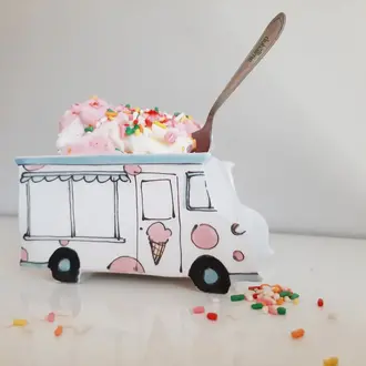 Julie Richard Julie Richard Ice Cream Truck Planter - Small