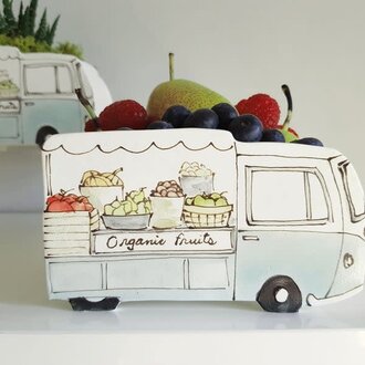 Julie Richard Julie Richard Organic Fruits Van Planter - Large