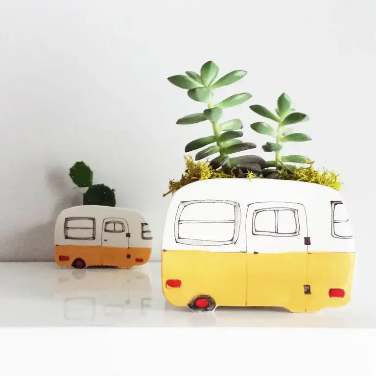 Julie Richard Julie Richard Yellow Boler Planter - Large