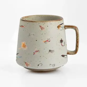 Artsy Em Stoneware Mug - Fly Fisher Haven Artsy Em Stoneware Mug - Fly Fisher Haven