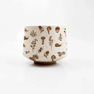 Artsy Em Small Stoneware Cup - Woodland 8oz