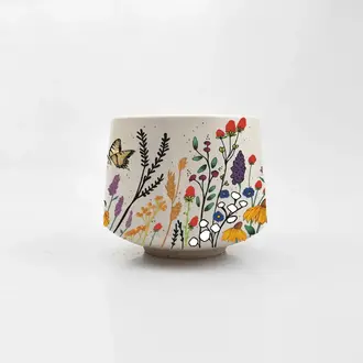 Artsy Em Small Stoneware Cup - Butterfly 8oz