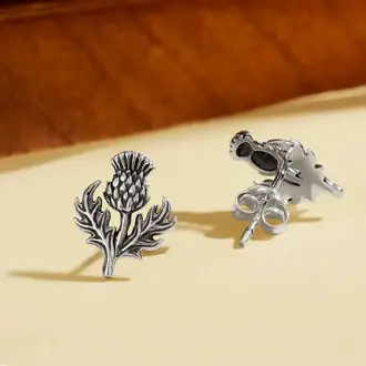 Nina Designs ND - Thistle Stud Earring Set- Sterling Silver