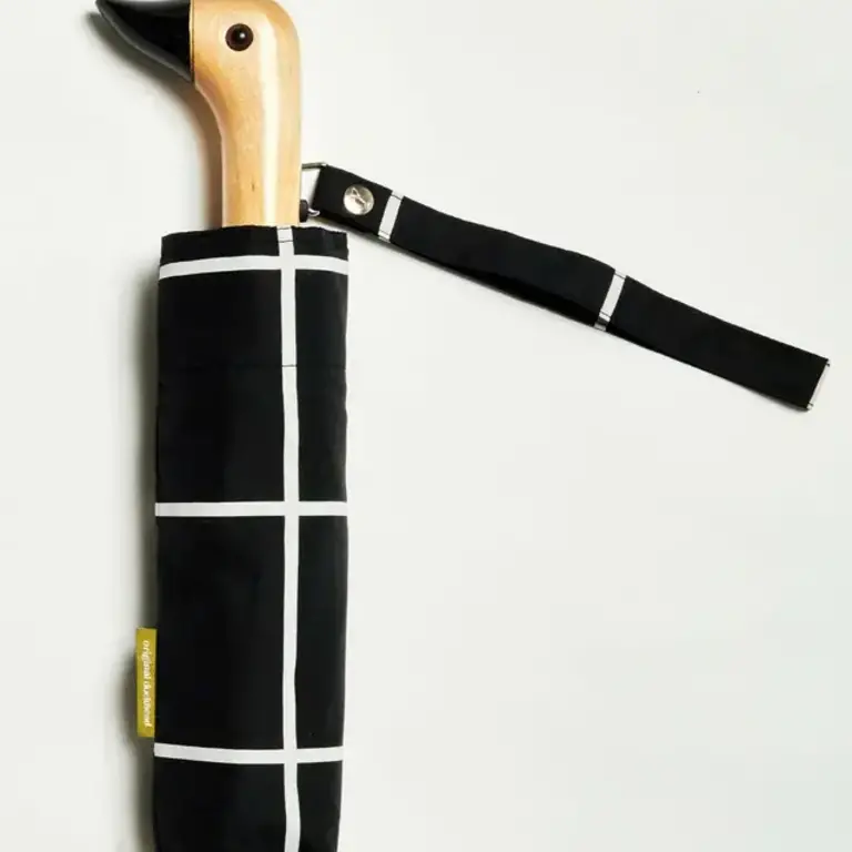 Duckhead UK Duckhead UK Compact Umbrella - Black Grid